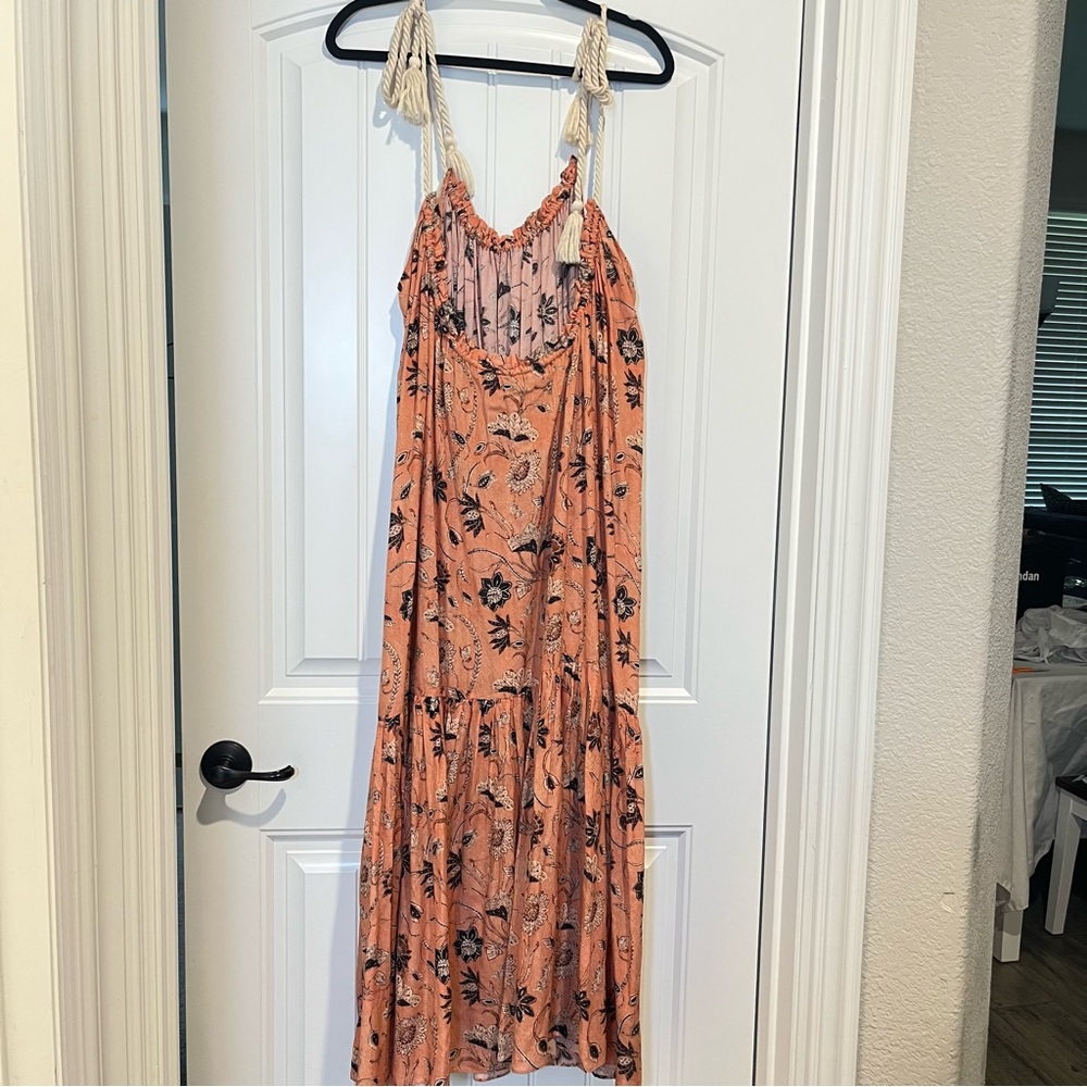 Ulla Johnson Pink Floral Maxi Dress - Picture 3 of 9